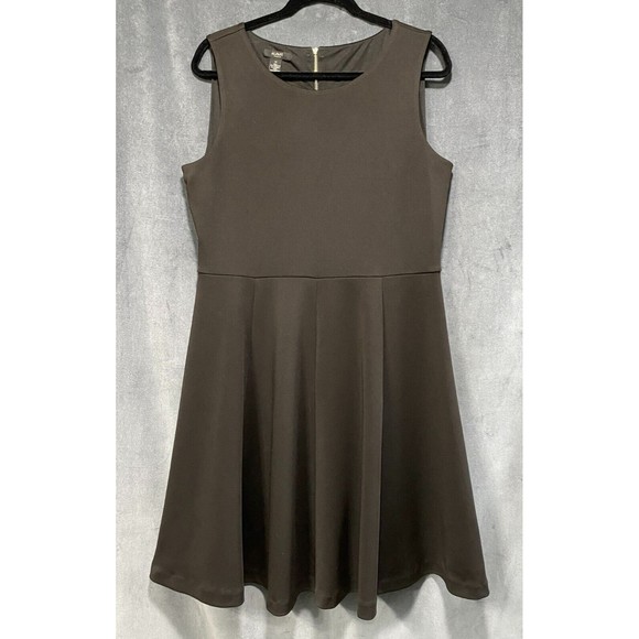 Alfani Woman Black Sleeveless Flare Dress Women's Size 1X - Picture 1 of 5